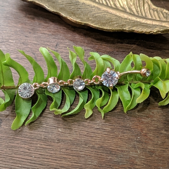 Rose Gold Belly Ring - Picture 1 of 3